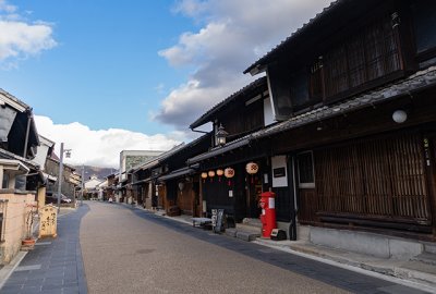 現在の川原町風景（十八楼周辺）